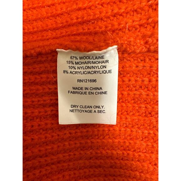 Women’s Demylee™ X J.Crew wool blend cardigan in Orange Size Small - Picture 6 of 6